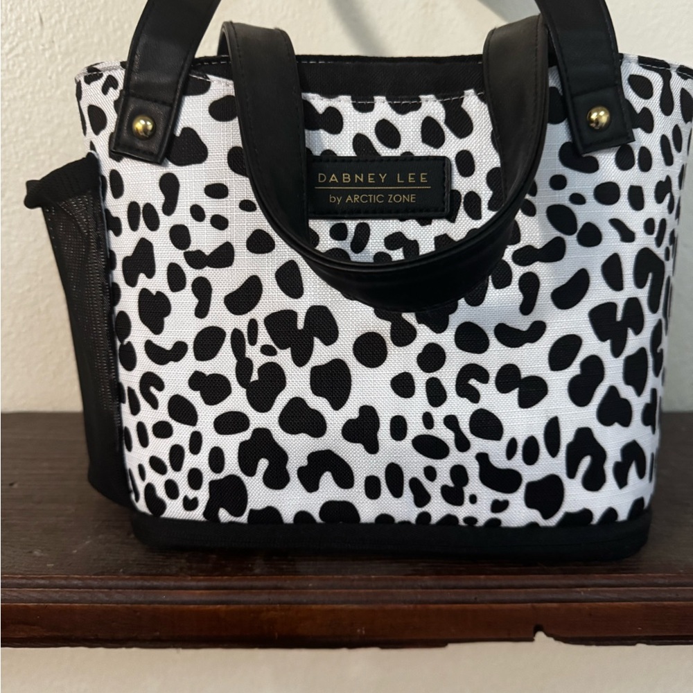 Dabney Lee Monochrome Animal Print Lunch bag